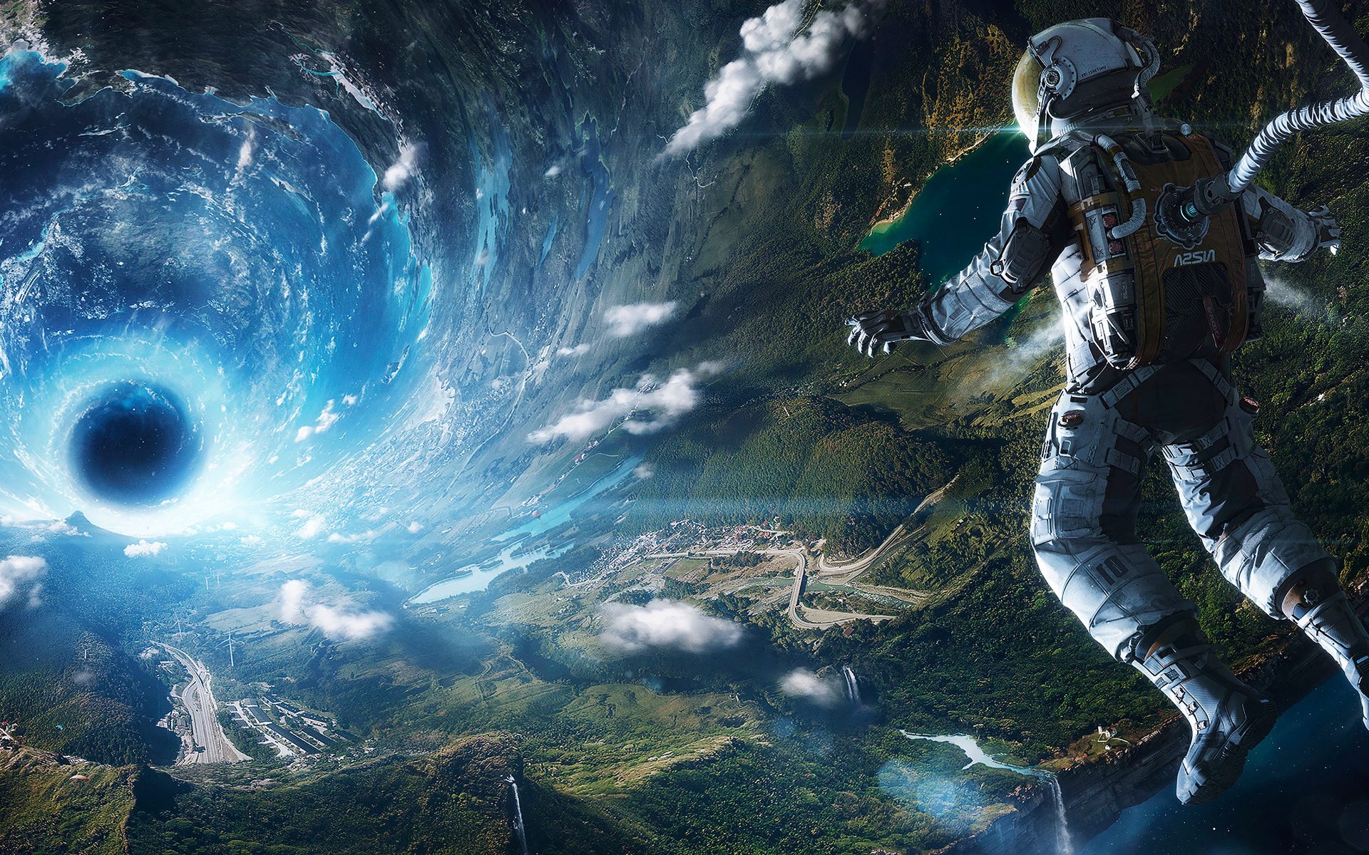 Astronaut in Space Exclusive HD Wallpapers 6818 1920x1200