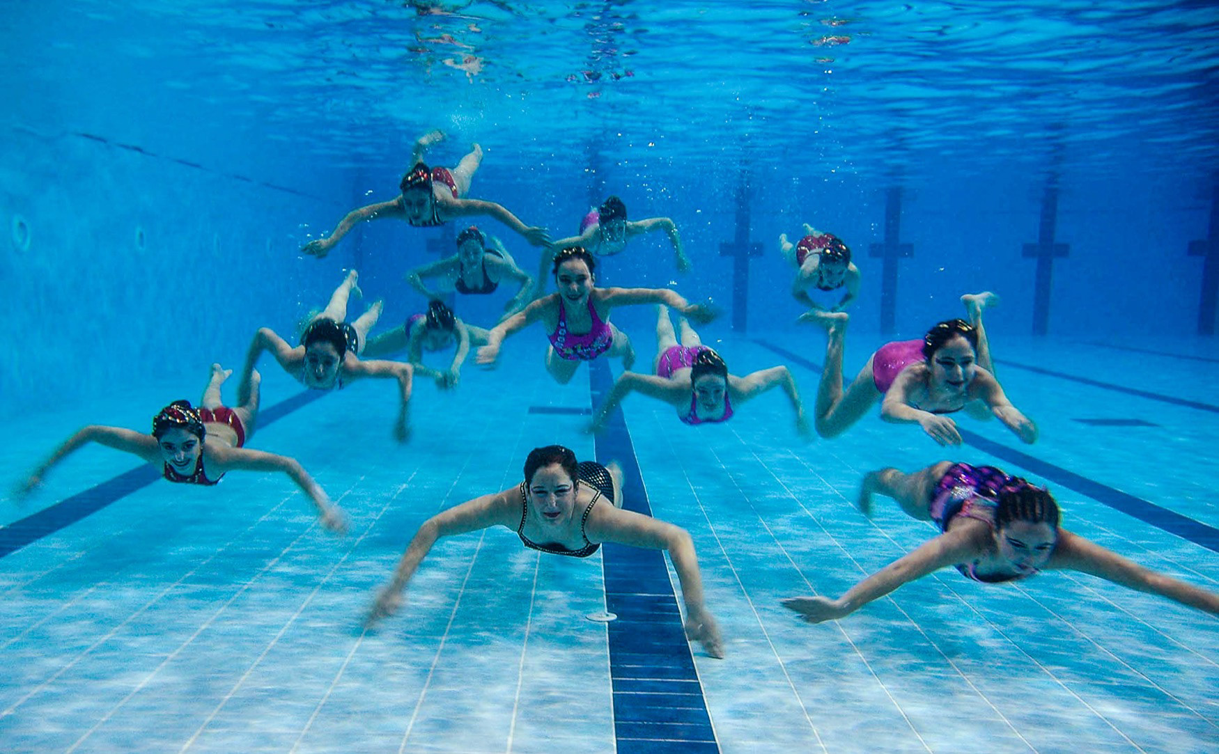 Synchronized Swimming Wallpaper