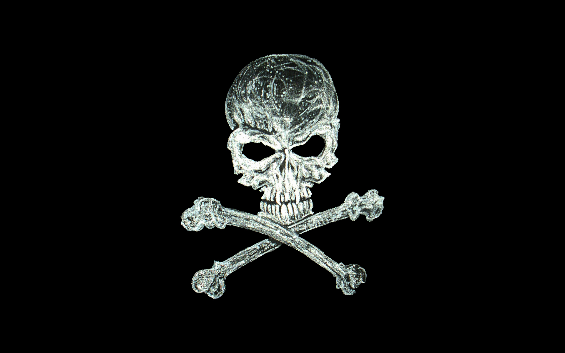 Black Skull Pirates Wallpaper HD