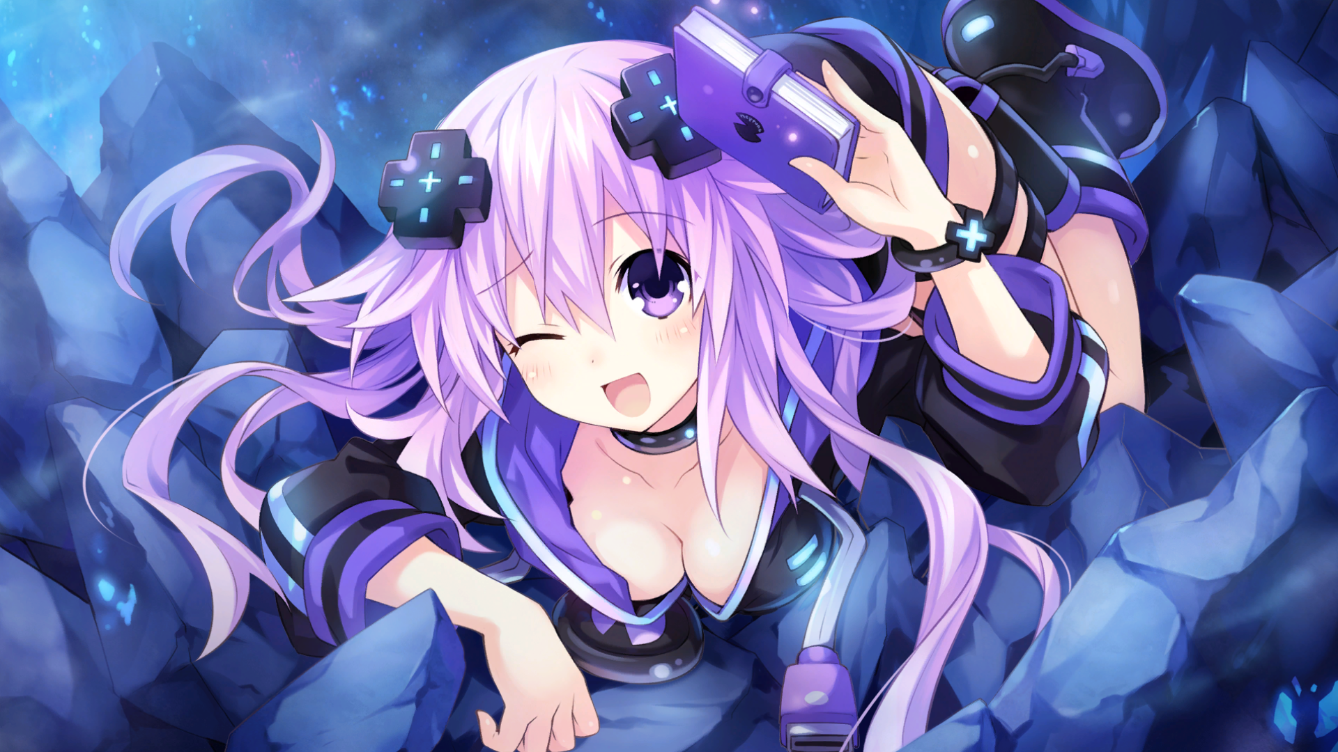Neptune Hyperdimension Neptunia HD Wallpaper Background