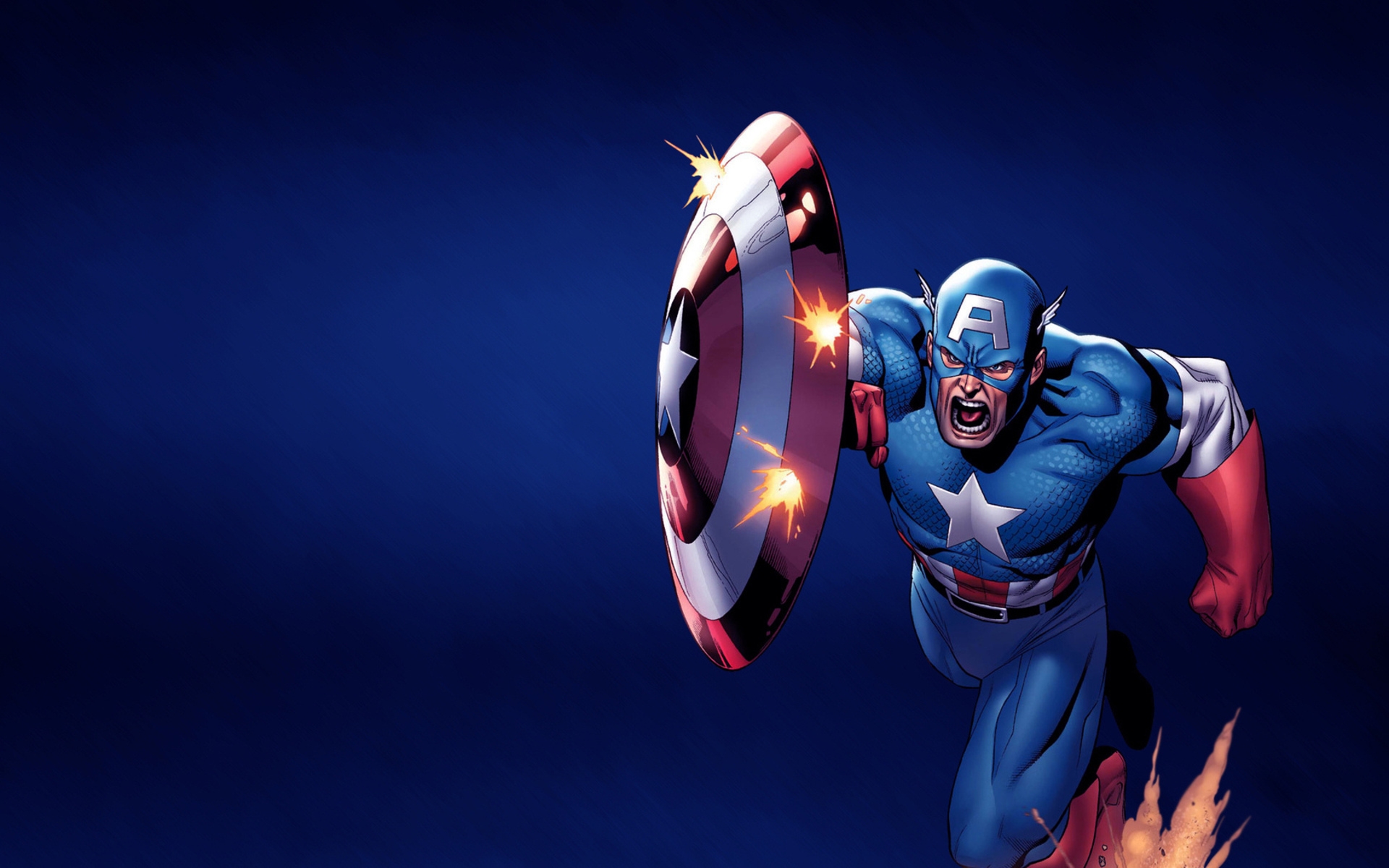 Captain America Shield Background Wallpaper