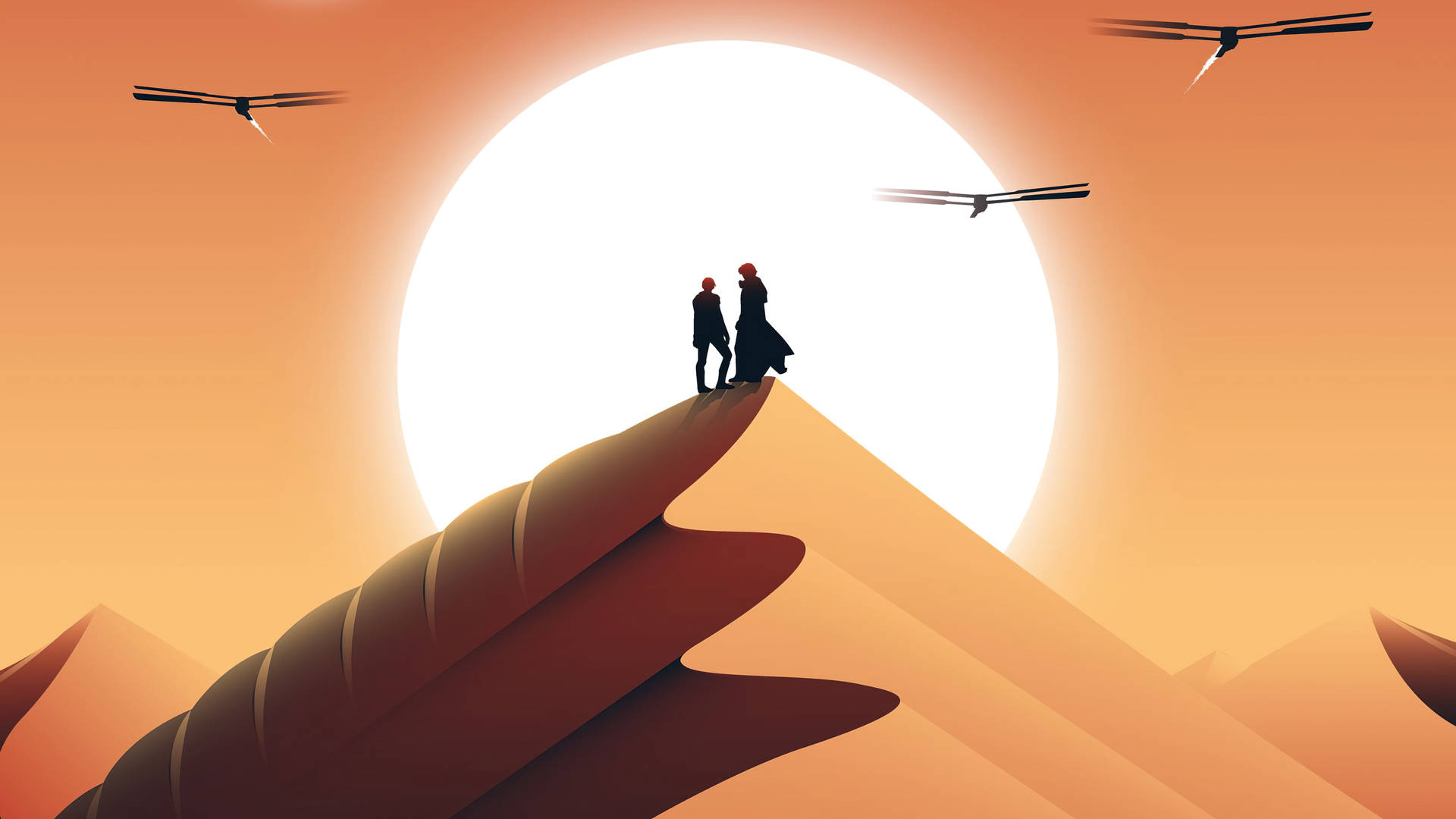 Dune Movie Fan Art Wallpaper