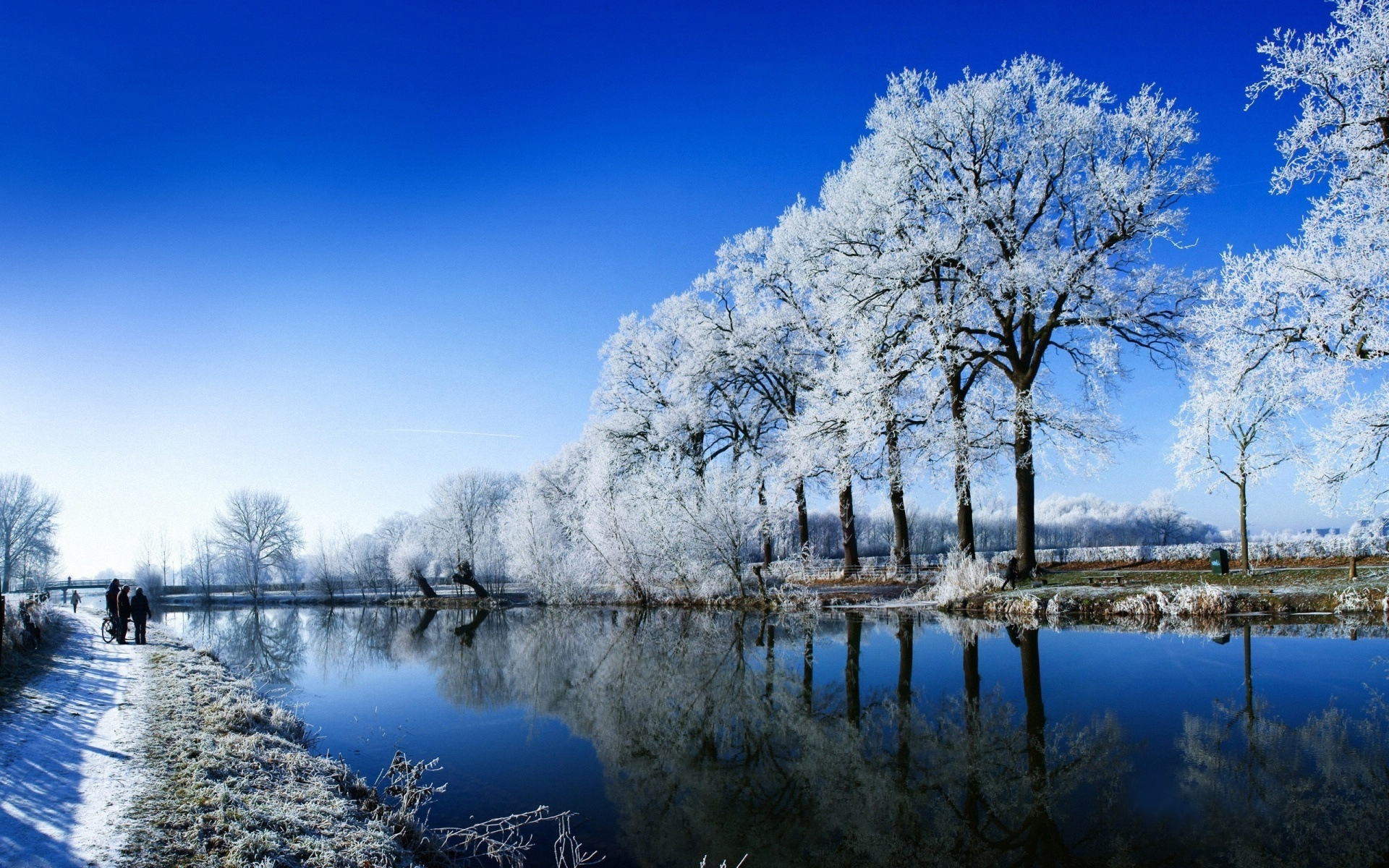 Click To The Wallpaper A Typical Winter Scene Snows