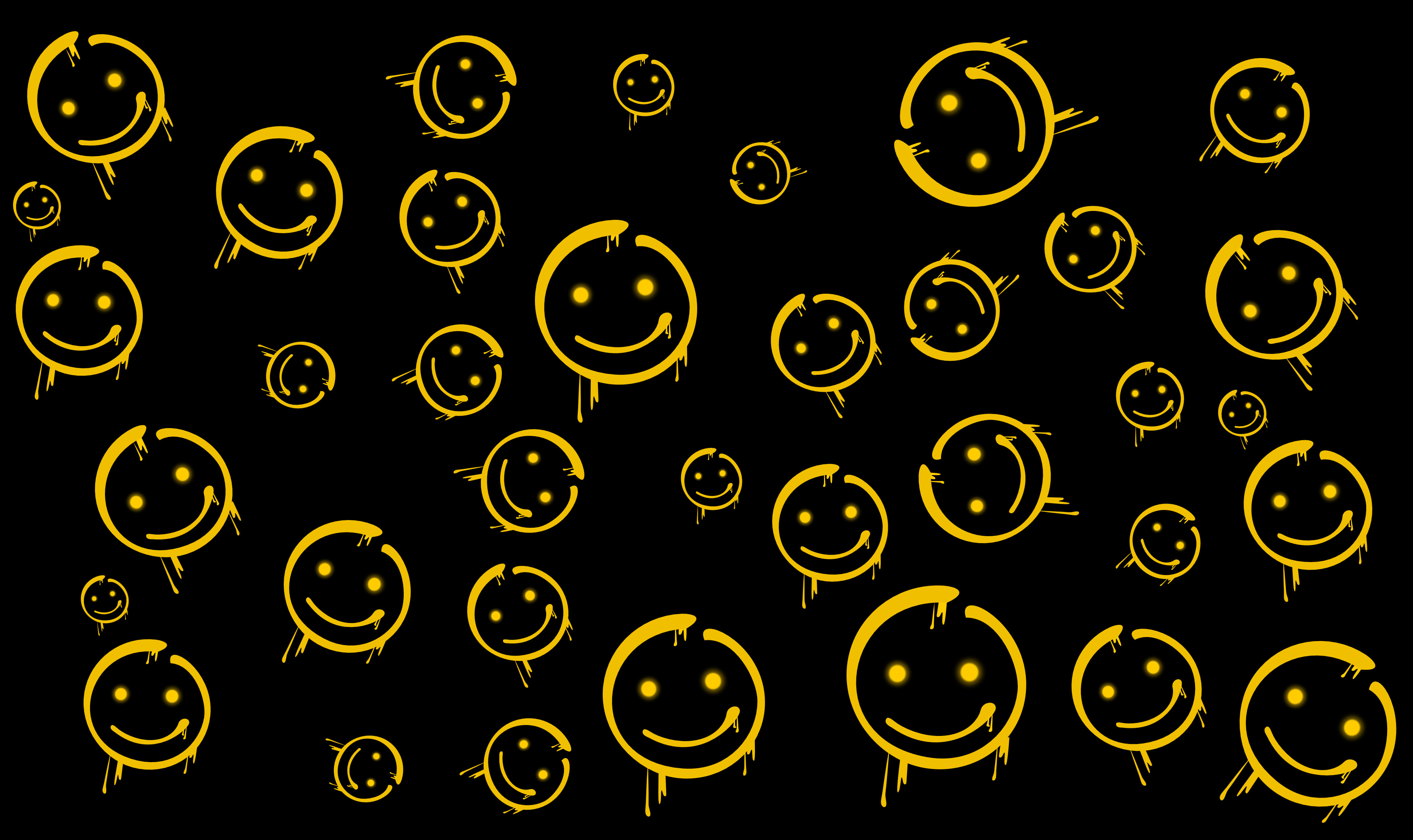 Mx74 Bored Adorable Desktop Wallpapers For   Trippy Smiley 3500x2082