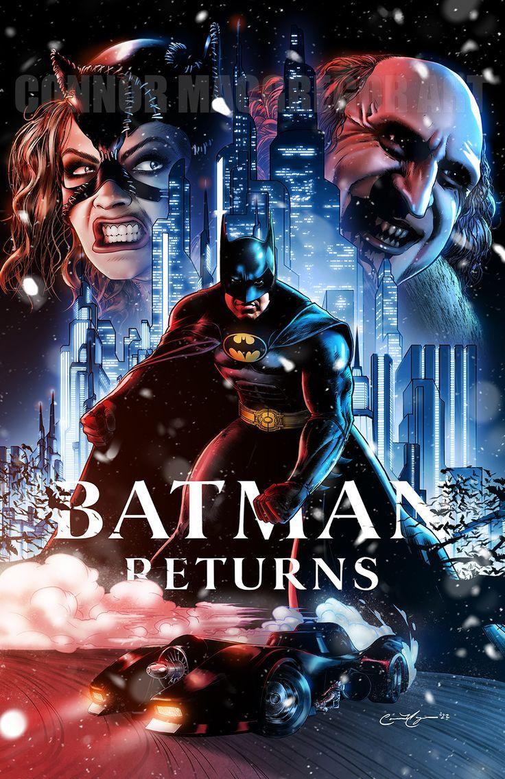 Batman Returns Catwoman Michelle Pfeiffer The Penguin Michael