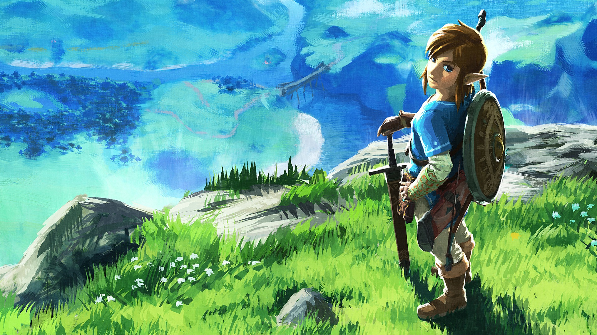 Zelda Breath Of The Wild Full HD Bakgrund And