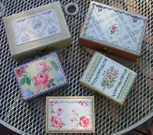 Vintage Wallpaper Jewelry Boxes Photo Sharing