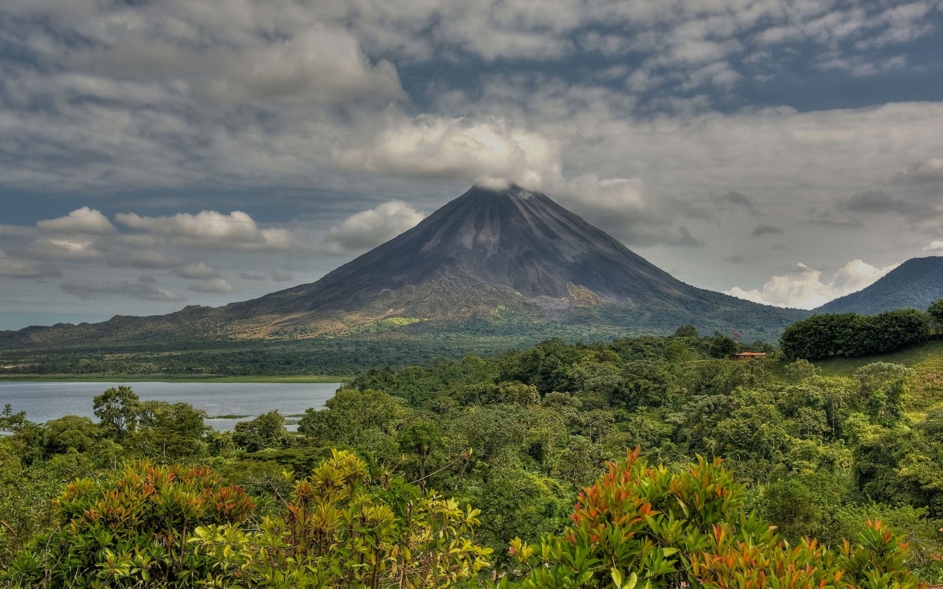 Himmel Volcano Costa Rica Wallpaper