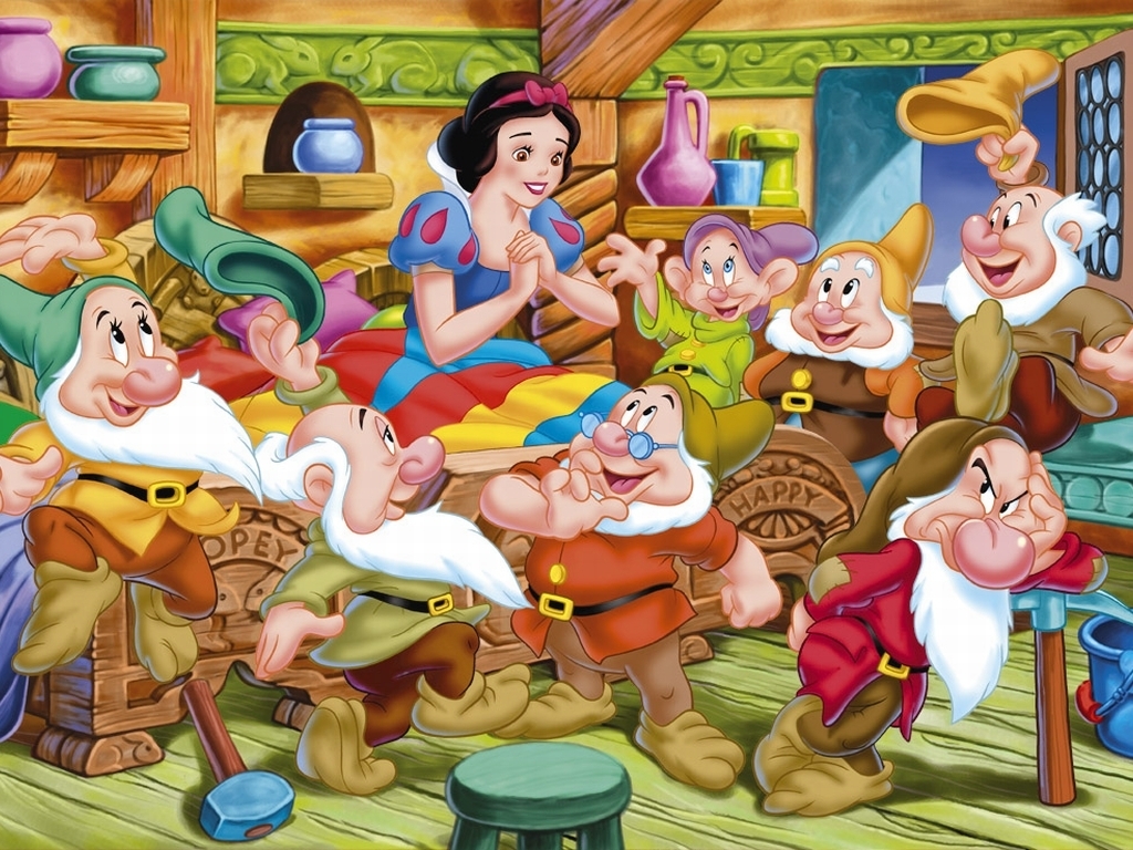 Snow White And The Seven Dwarfs Wallpaper Disney