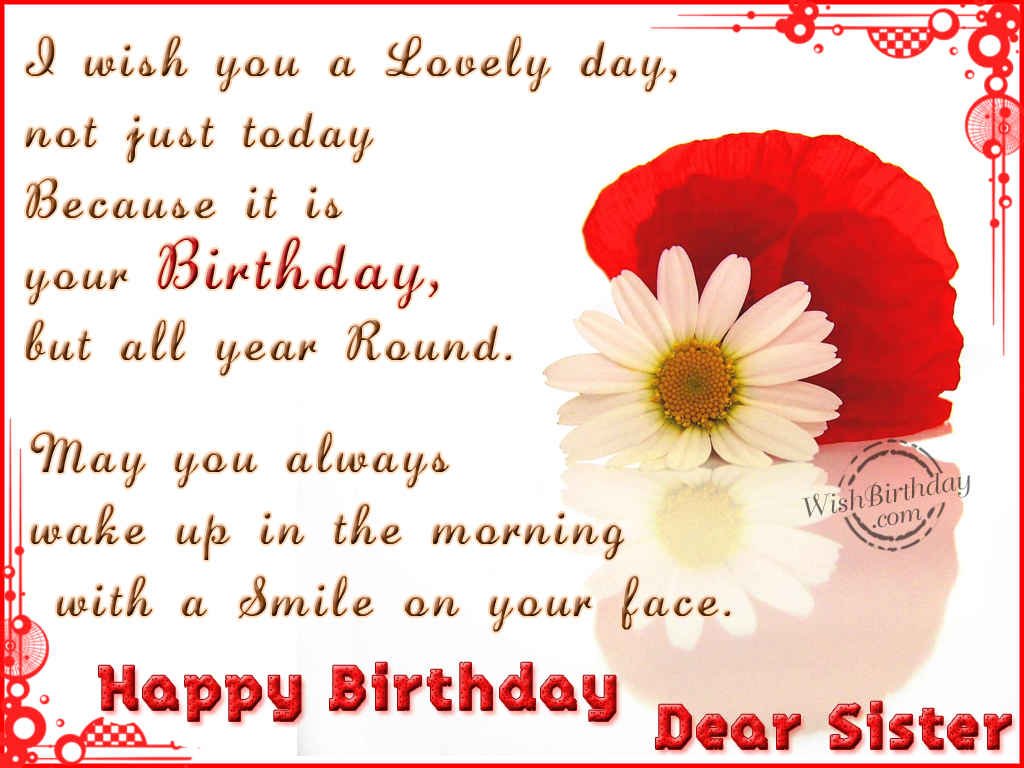 Sister BirtHDay Wishes For Animated Happy Image