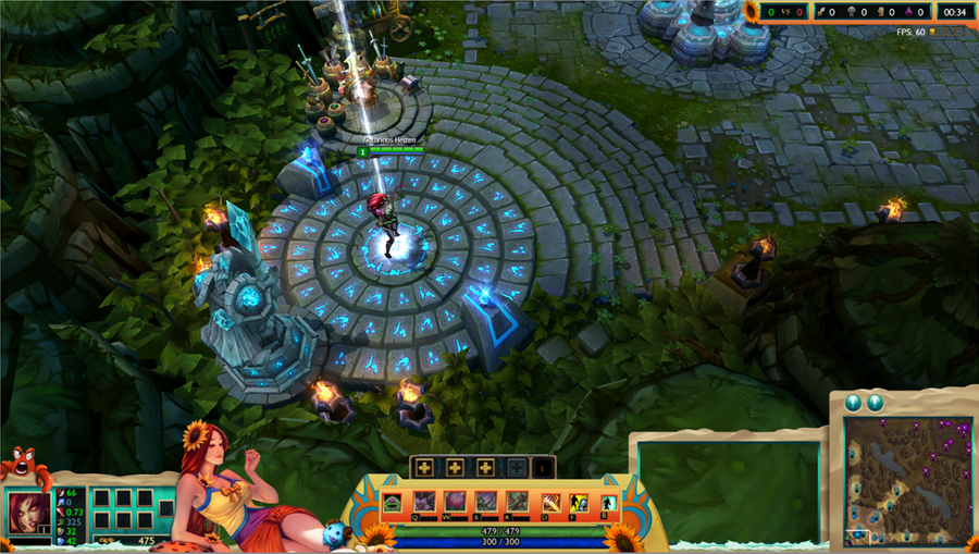 Pool Party Leona League Of Legends Overlay By Melificence On