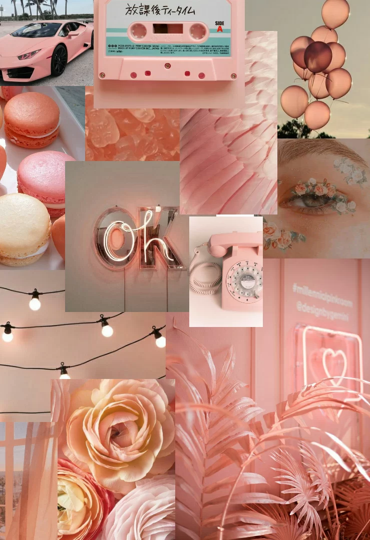 Peach Aesthetic Wallpaper By Cloud