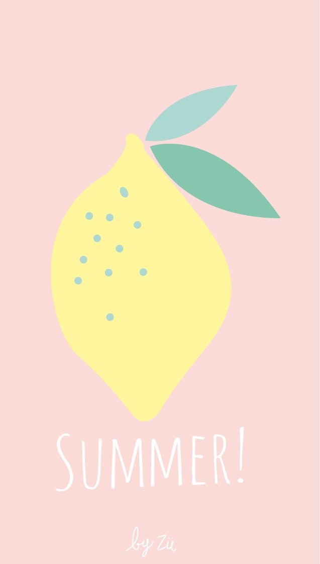 Happy Summer Fruits iPhone Wallpaper PanPins Kartlar Duvar 637x1122