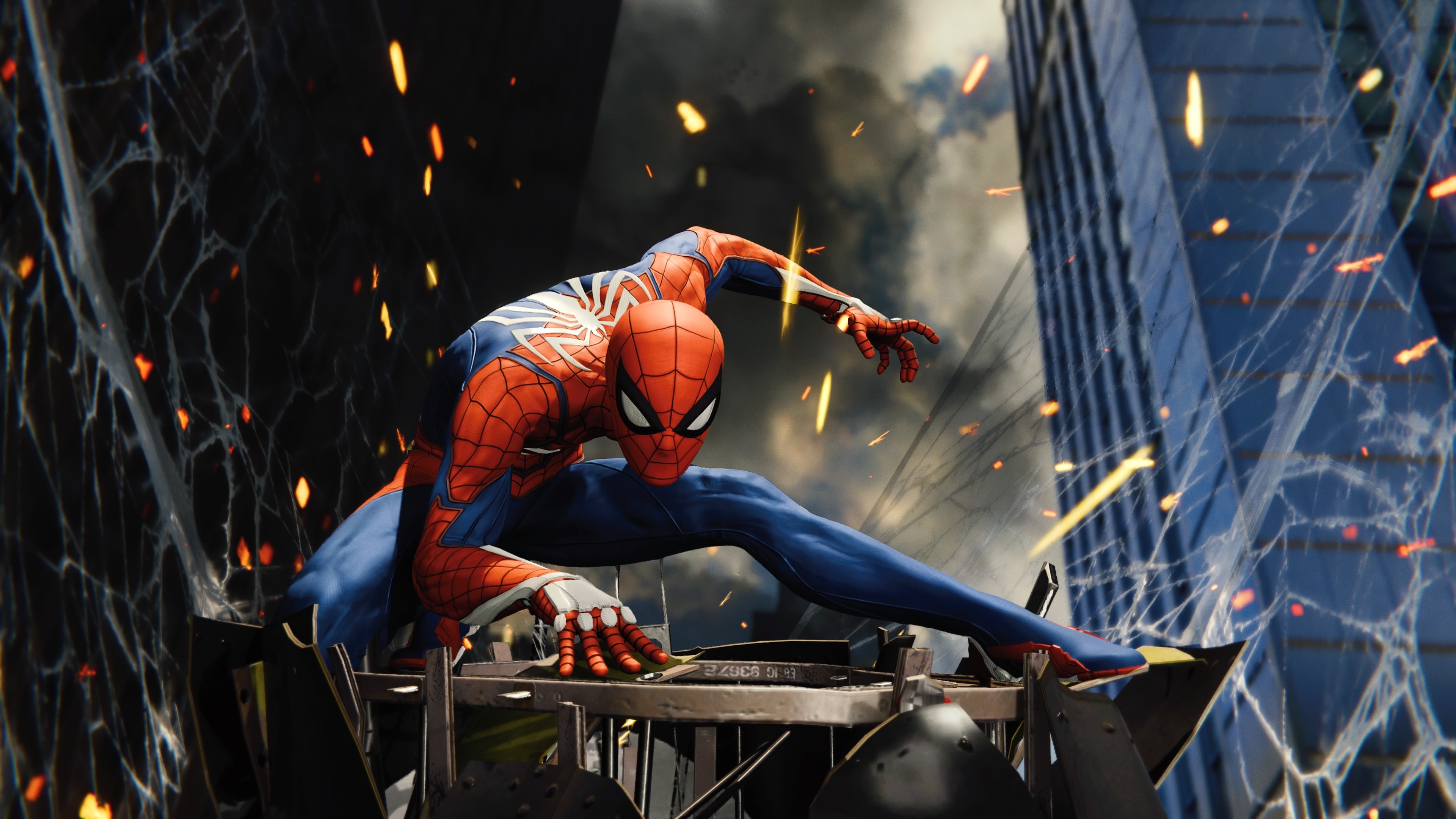 Spiderman Ps4 4k Pro HD Games Wallpaper Image