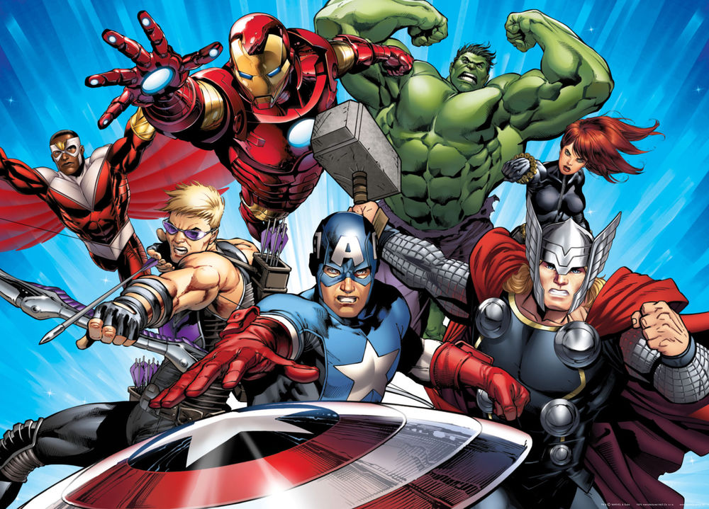 Marvel Avengers Photo Wallpaper Mural X