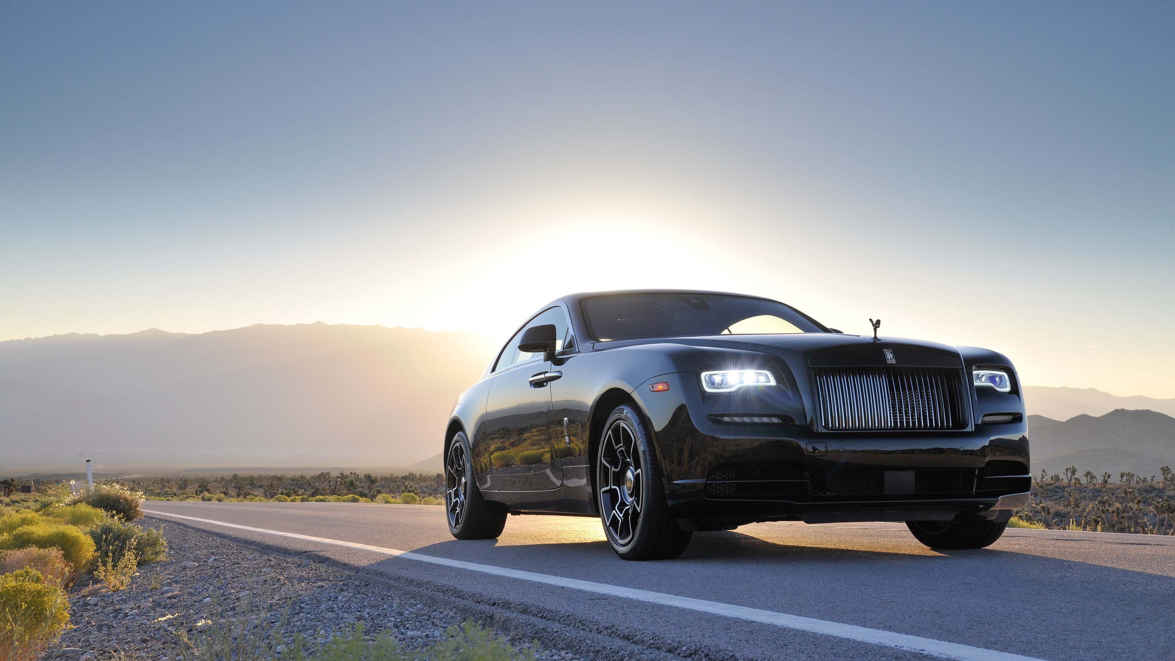 Rolls Royce Wraith Black Badge 4k Wallpaper