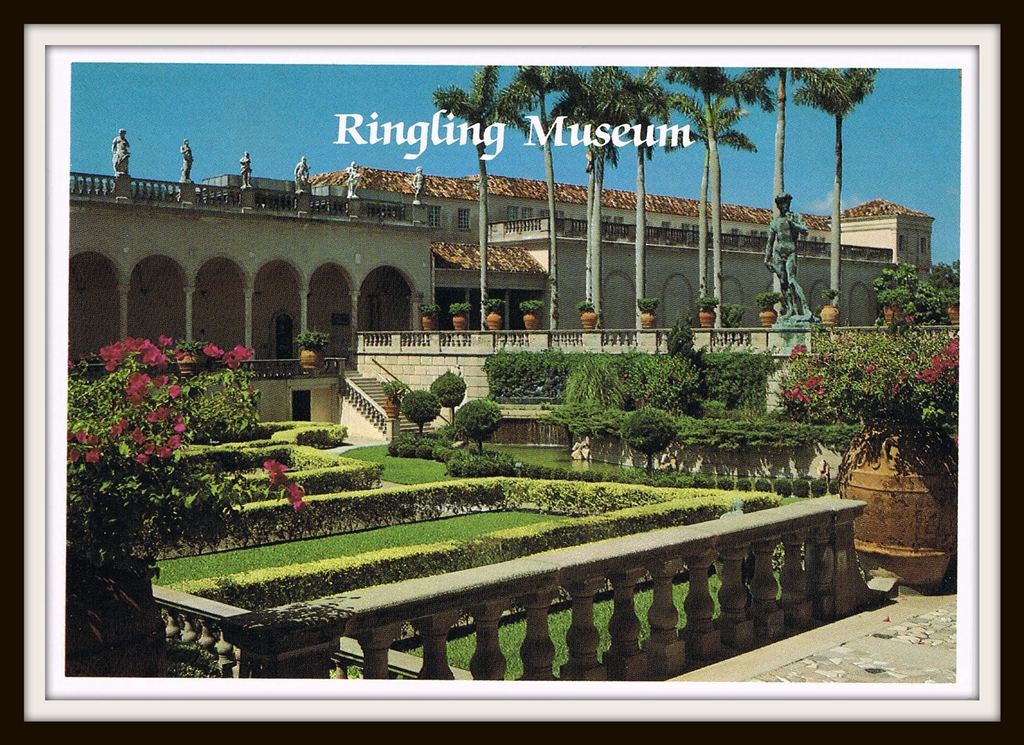 🔥 Free download Ringling Museum Sarasota Florida Vintage 60s Postcard