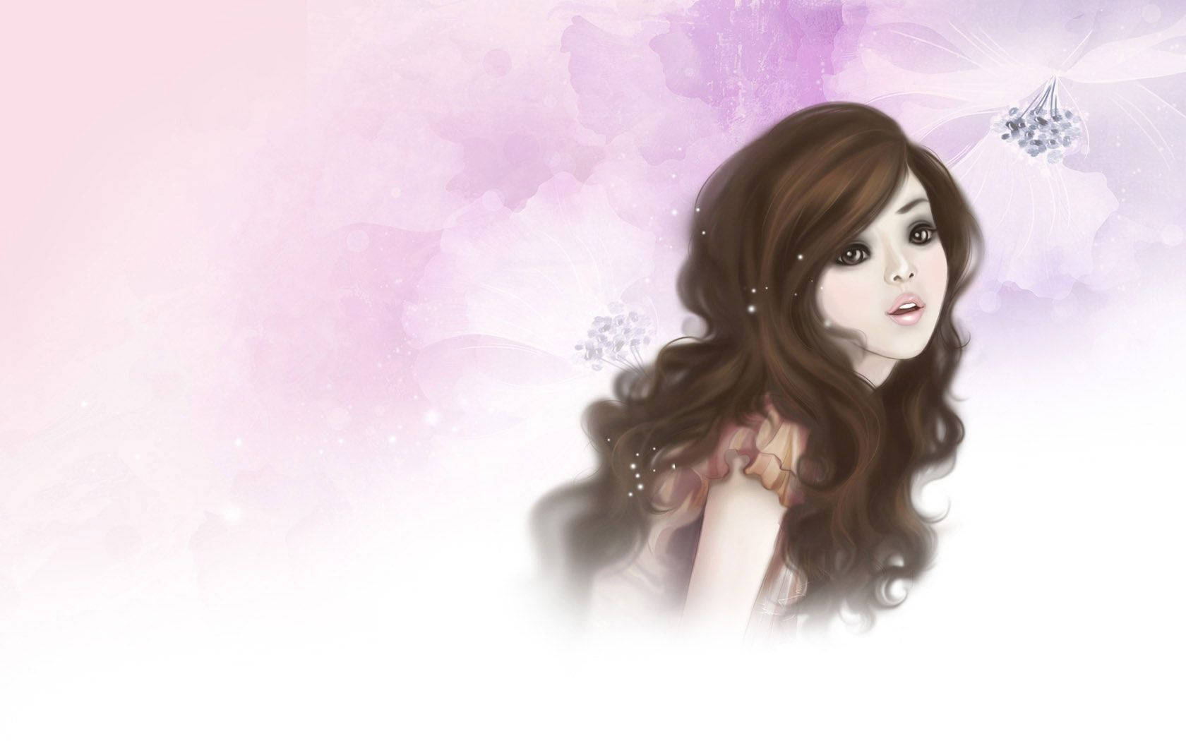 Girly Cartoon Wallpaper