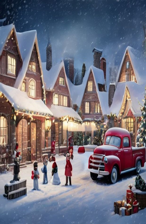 Old Fashioned Christmas Wallpaper