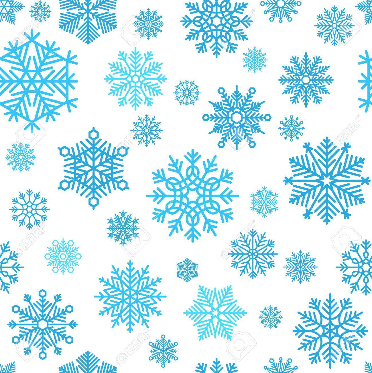 Winter Snowflake Pattern Vector Snow And Snowflakes Wallpaper