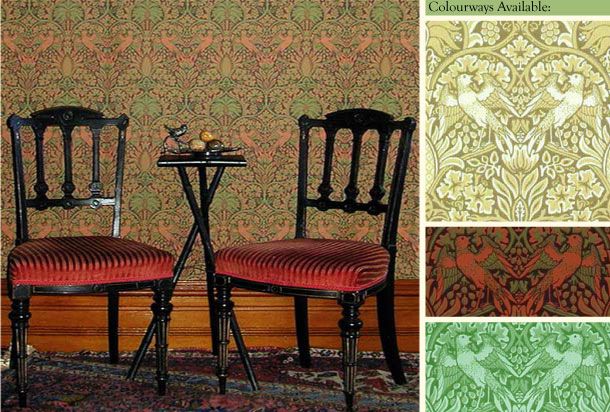 Charles Rupert Designs Historic Wallpaper And Fabrics Living Room