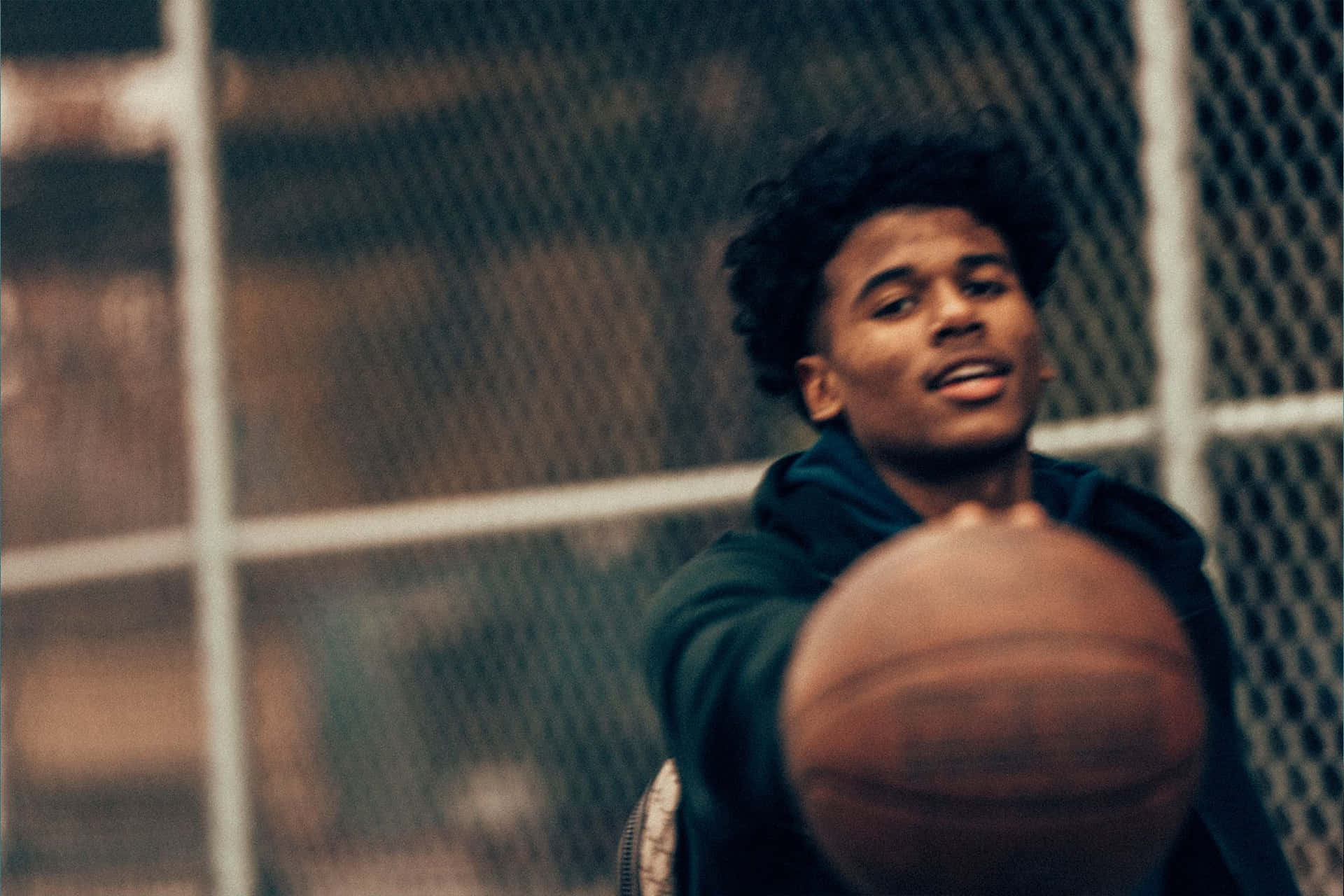 Striking American Basketball Player Jalen Green Portrait Shot Wallpaper
