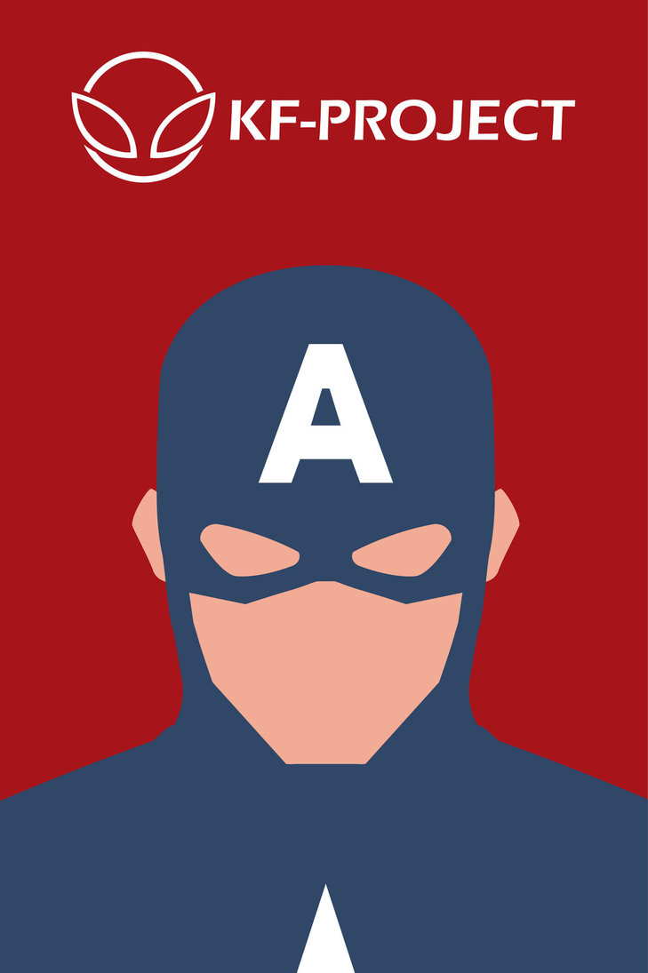 Captain America Ultimate Minimalist By Kf Project