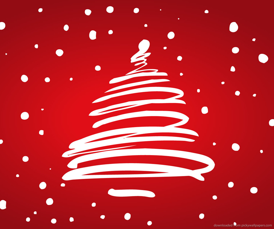 Abstract Christmas Tree Art Wallpaper For Google Nexus S