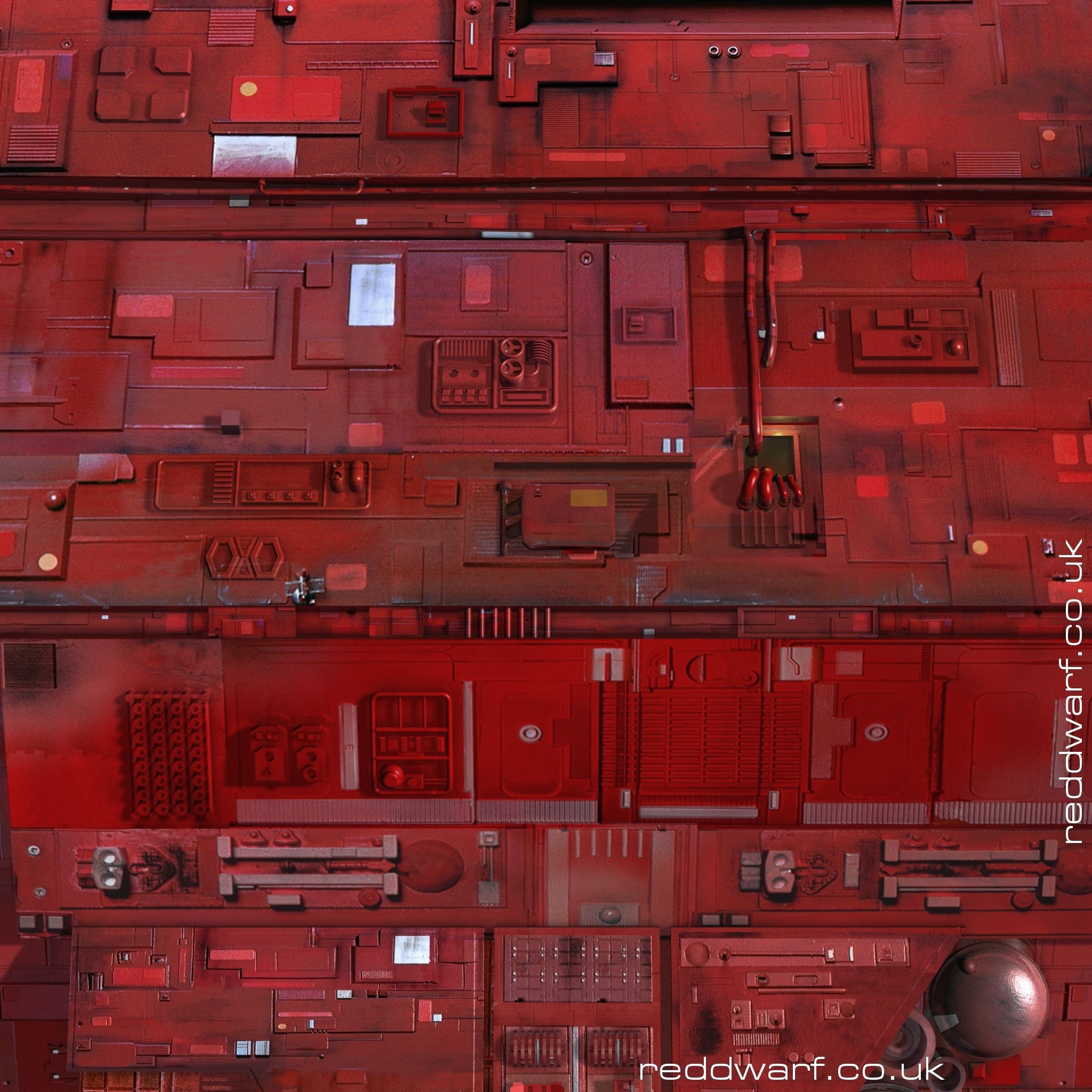 Red Dwarf iPhone Wallpaper Top