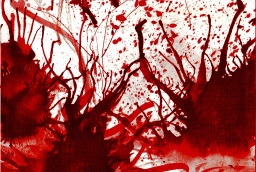 Blood Splatter Wallpaper Cake Ideas And Designs