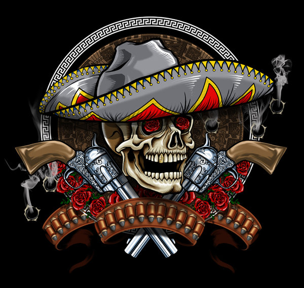 Mexican Skull By Russellink