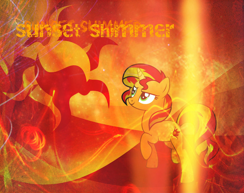 Sunset Shimmer Desktop Wallpaper By Kristykristal