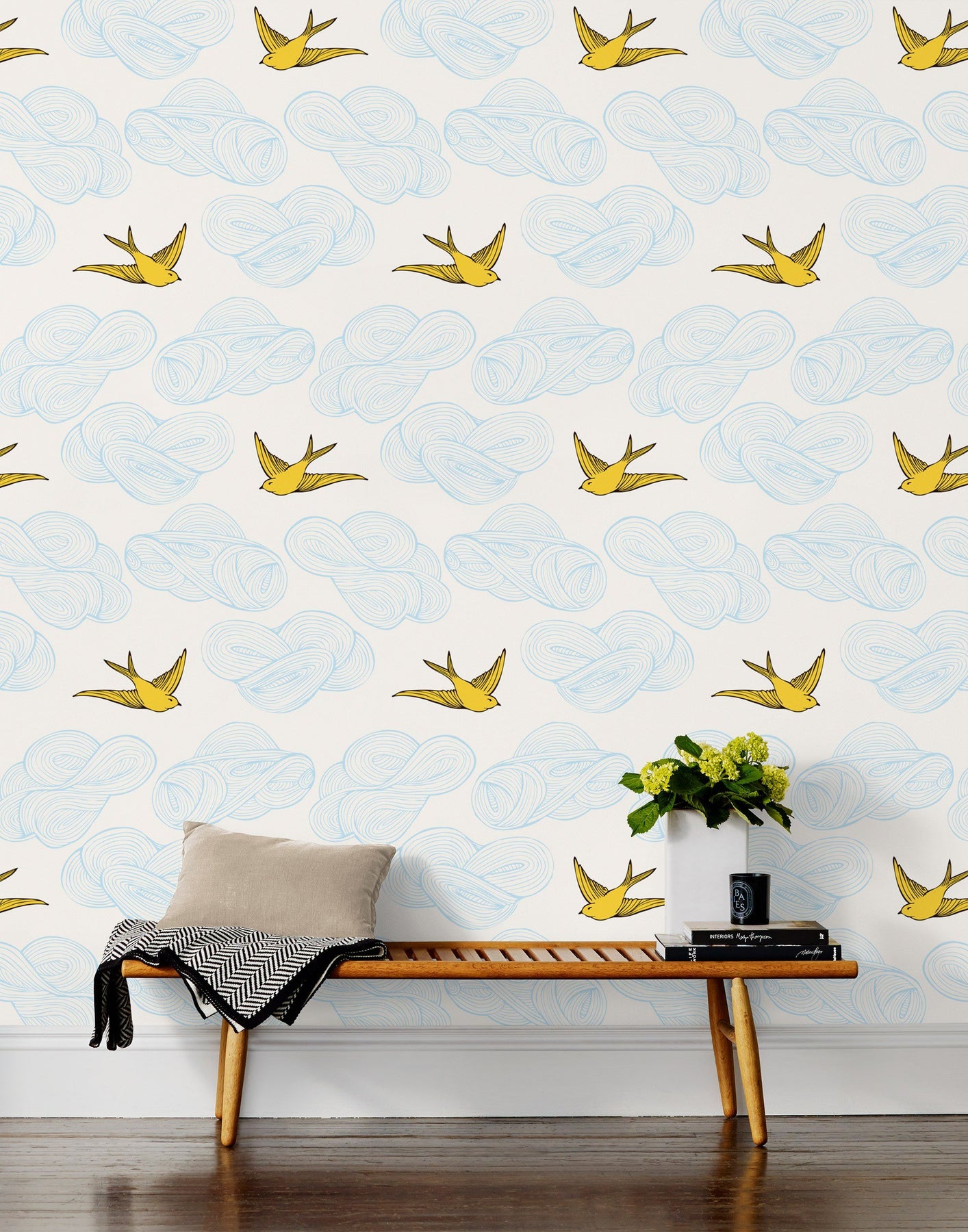 Hygge and West Daydream Wallpaper in Nursery  Transitional  Nursery