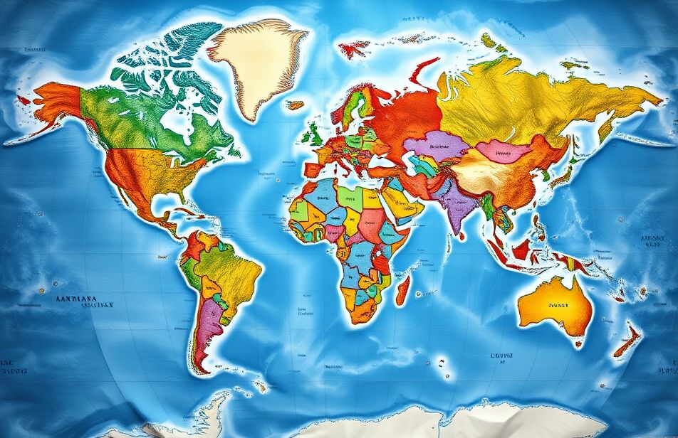 World Map Wallpaper High Resolution