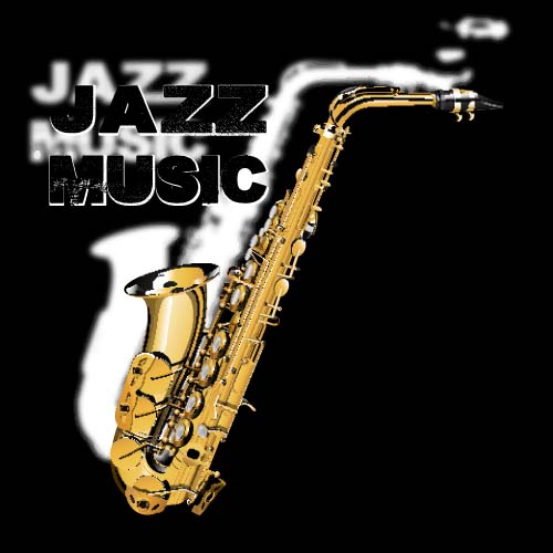 Jazz Music Creative Background Vector