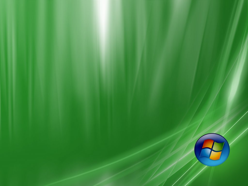Vista Premium Green Wallpaper Desktop