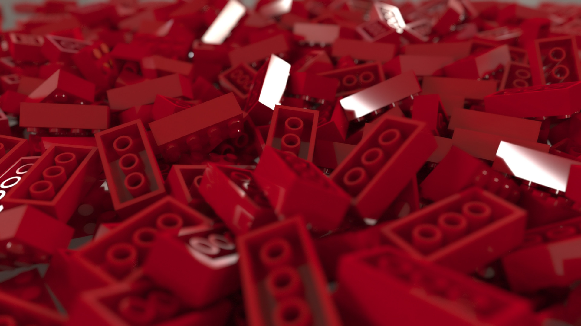 Scattered Lego bricks by aksine 1920x1080