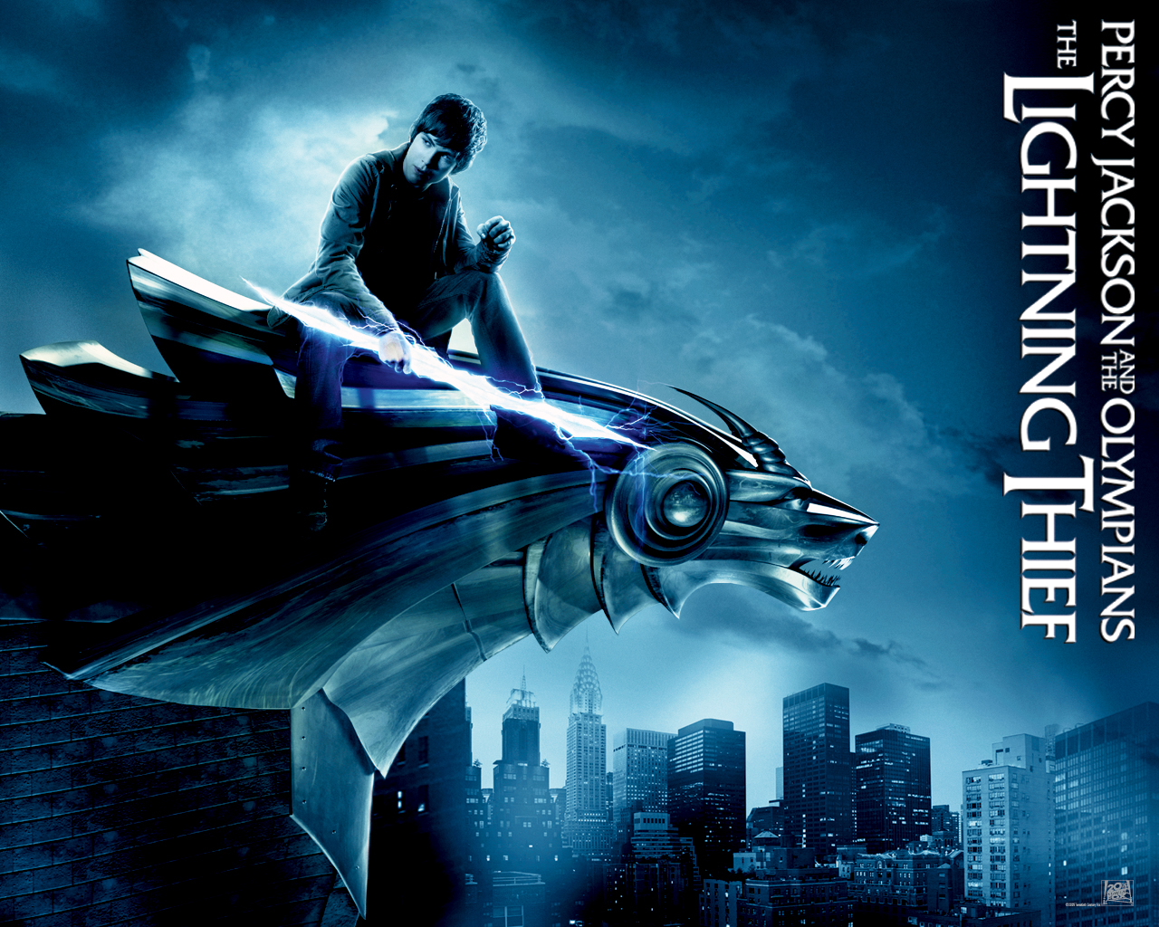 Percy Jackson The Olympians Lightning Thief Wallpaper