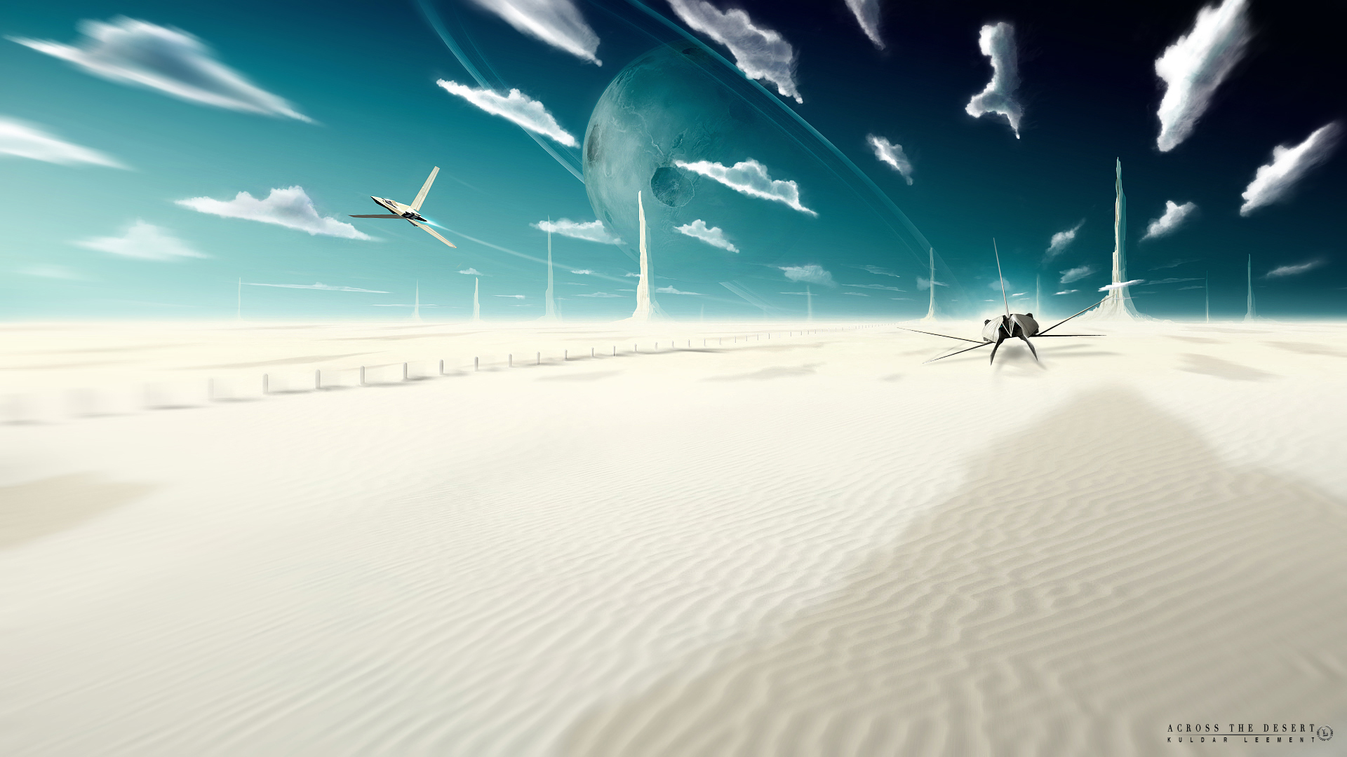 Sci Fi Landscape Hd Wallpaper