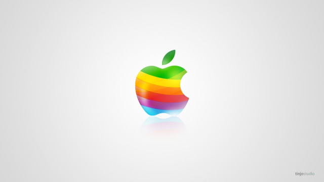 Cool Rainbow Apple Imac Wallpaper Desktop