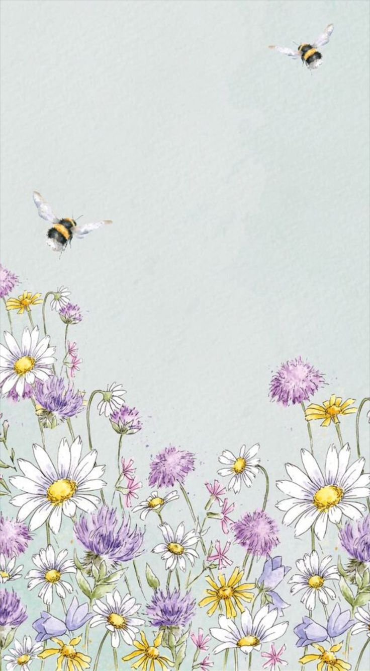Aesthetic Floral Wallpaper