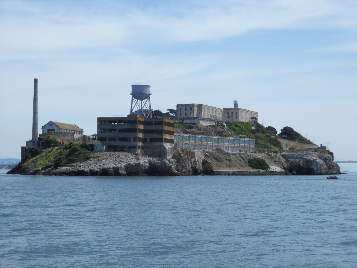 Approaching Alcatraz Prison Island San Francisco California