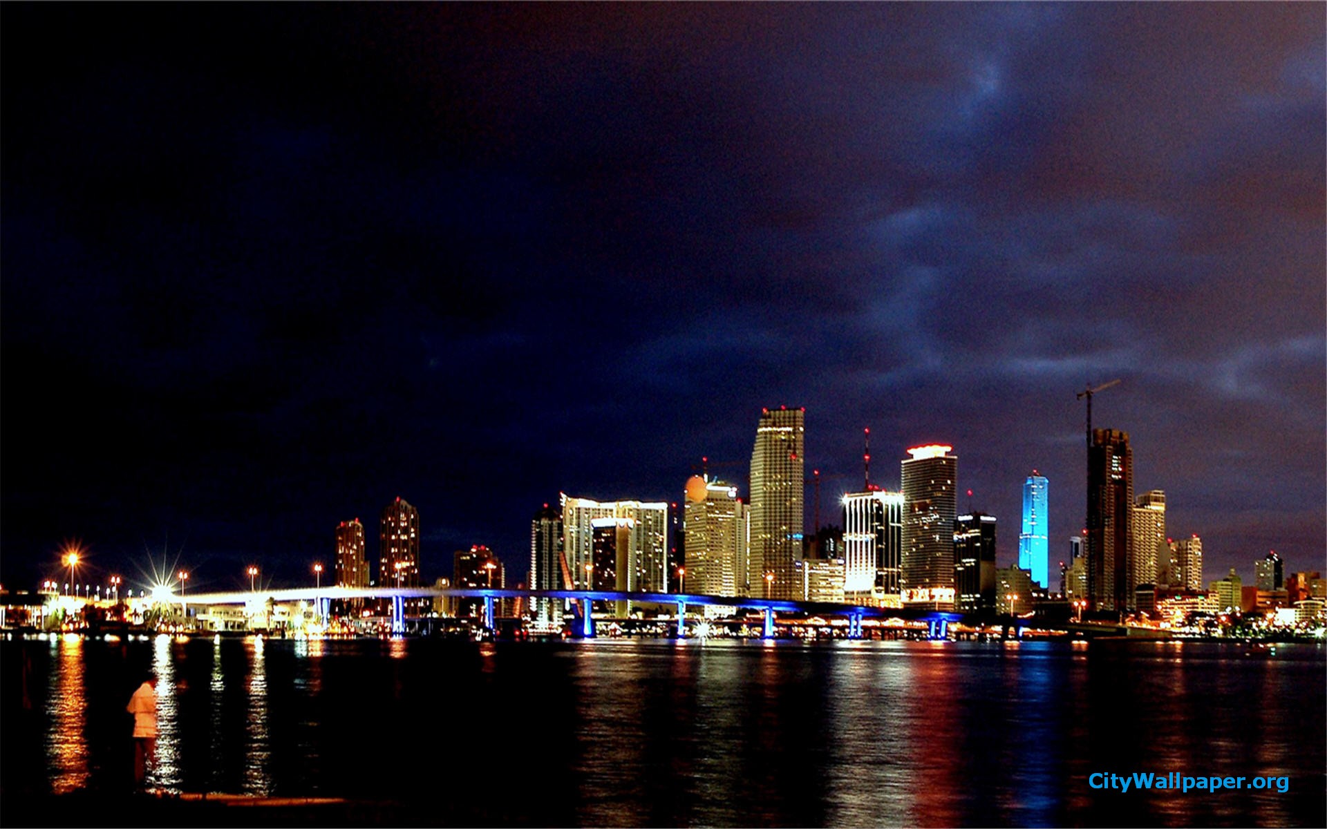 Miami Skyline Wallpaper Jpg