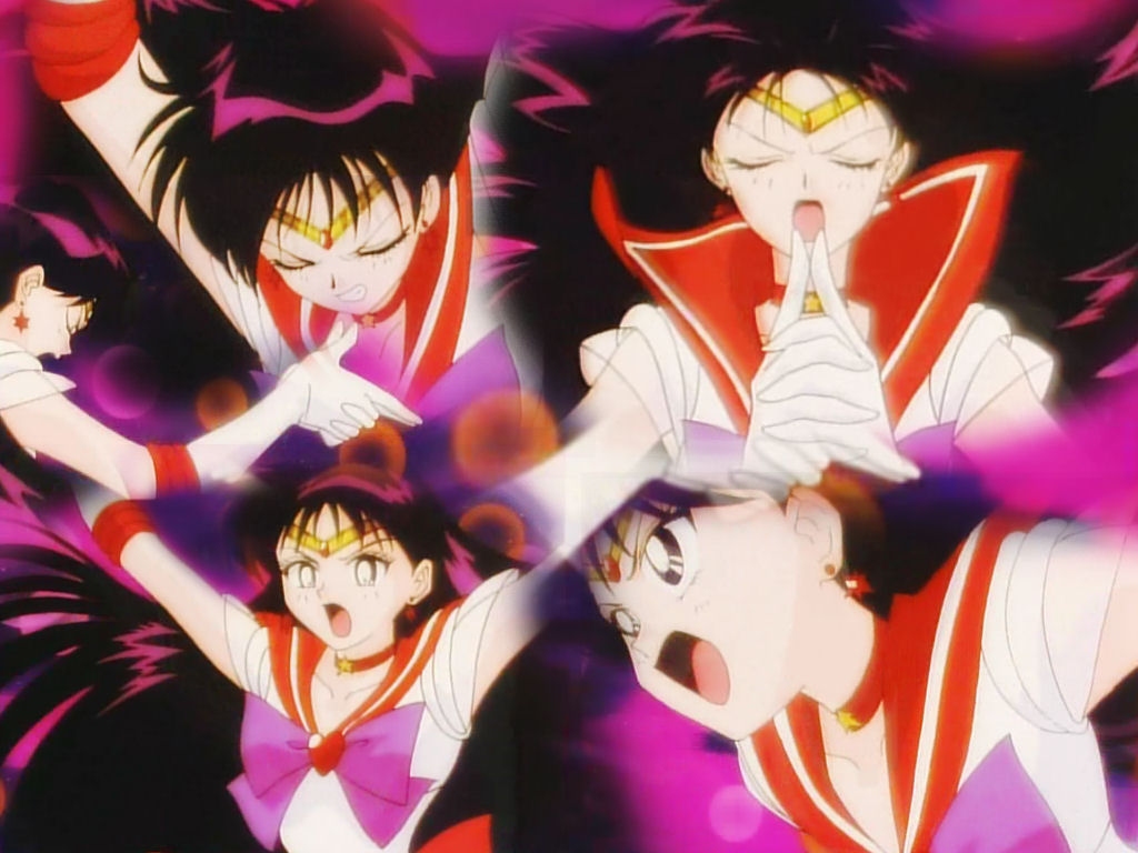 Sailor Mars Moon Wallpaper