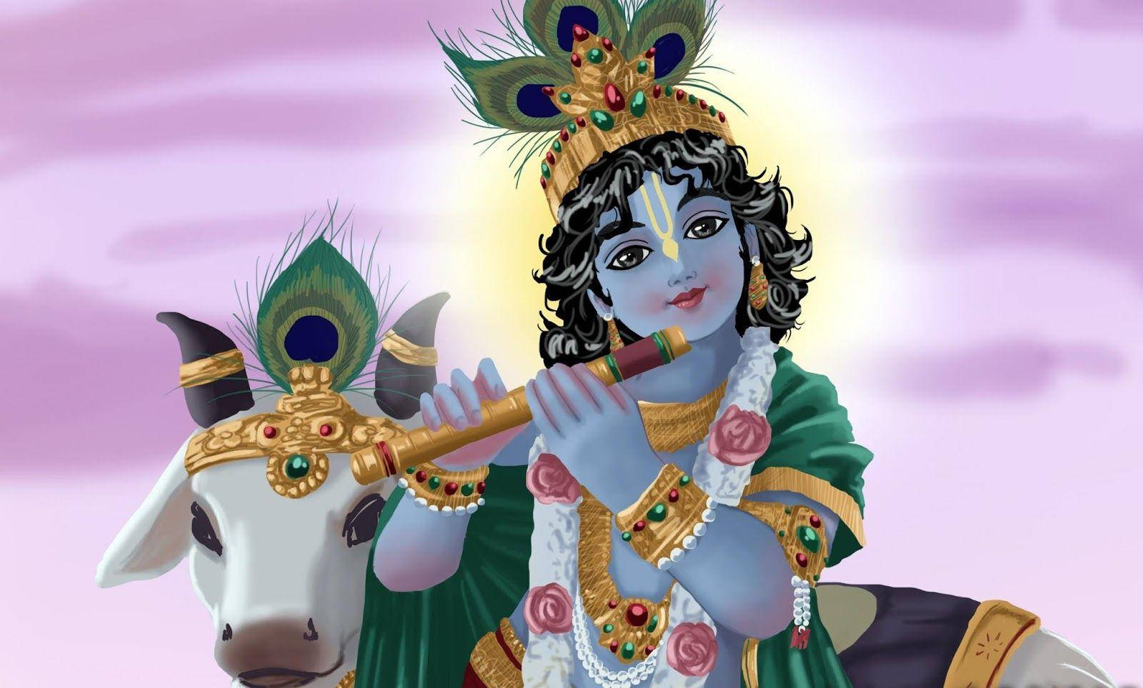 Little Krishna HD Wallpaper