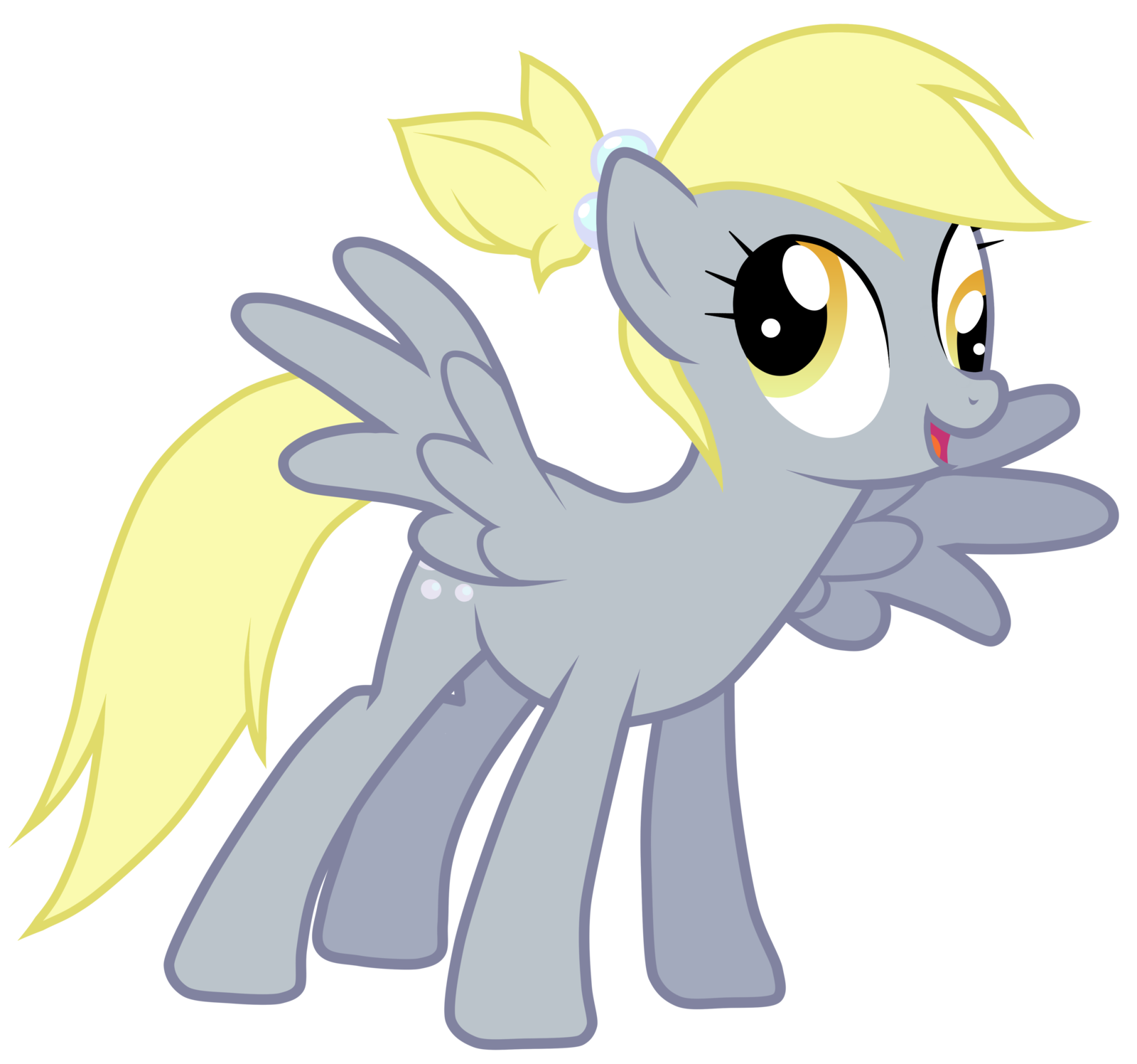 Derpy With A Ponytail By Jennieoo