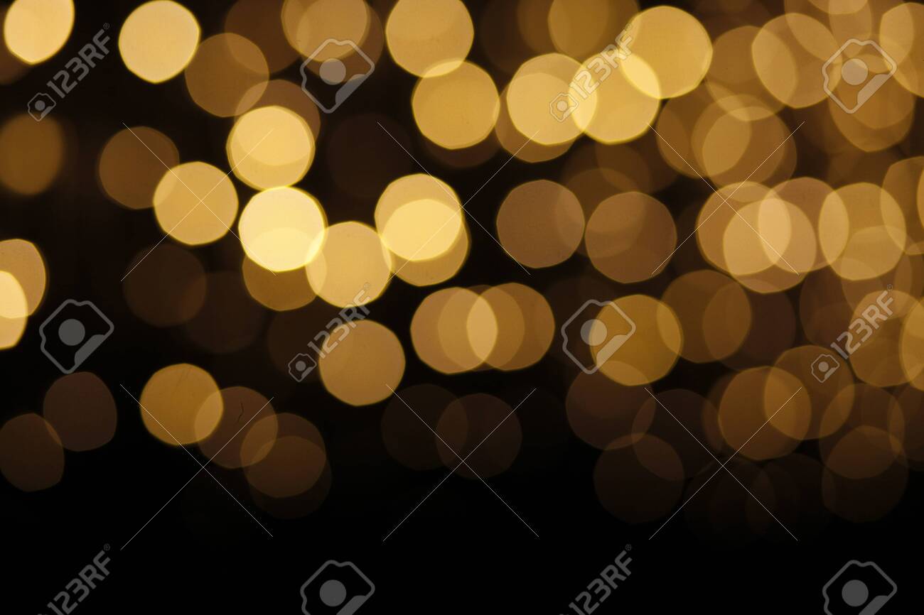 Blurred Christmas Background Balls Abstract