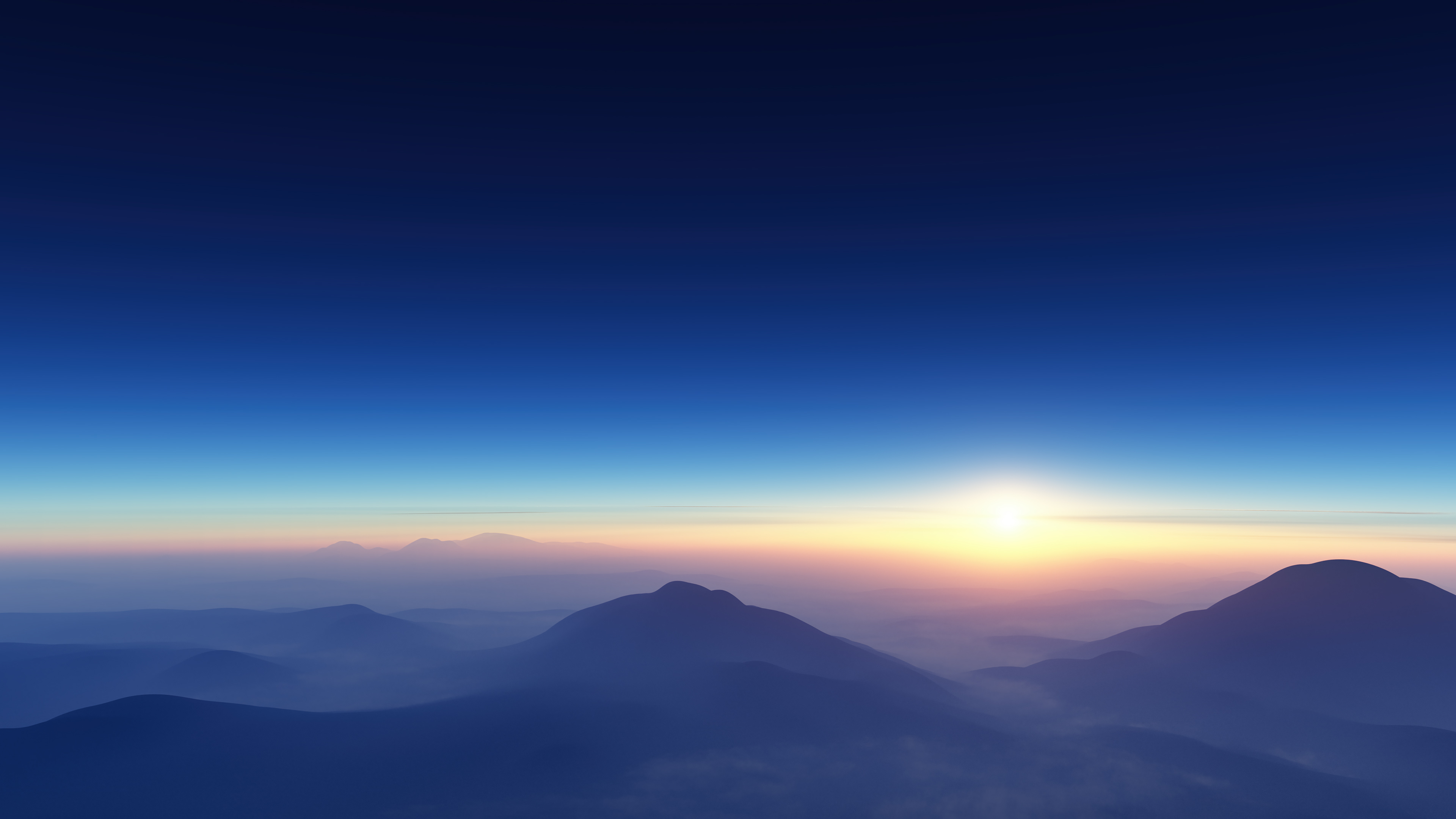 Beautiful Sky Sunrise Scenery 4k Wallpaper