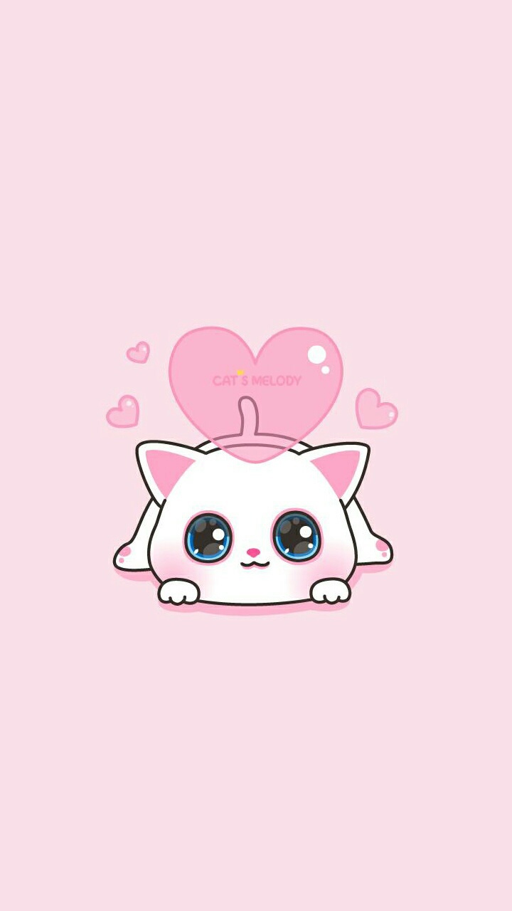 Free download Cats Melody Pink Girly Cute Wallpaper 2021 Live ...