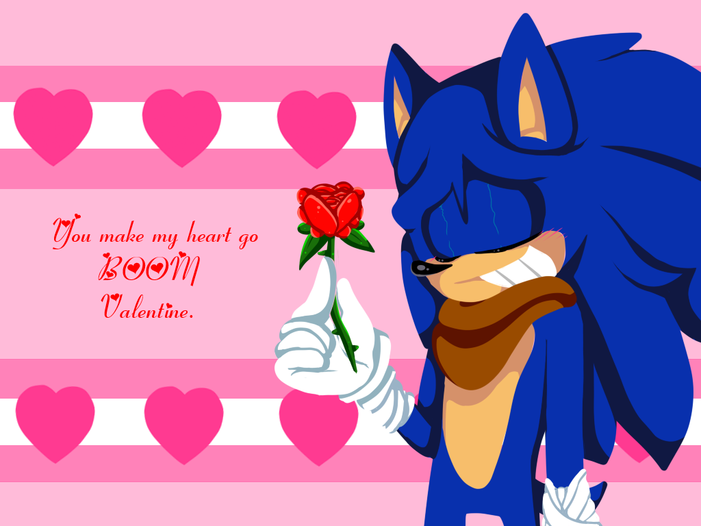 Sonic Boom Valentine By Sammi Arts
